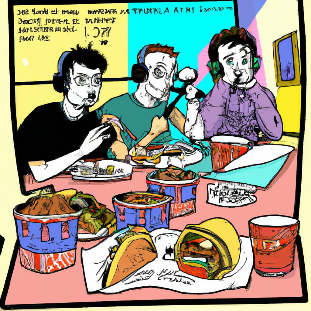 Indie rock band records an album in order to afford dinner a...