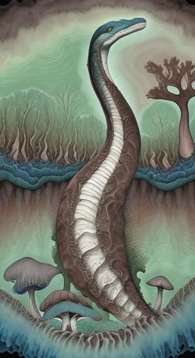 Looking for a plesiosaur...