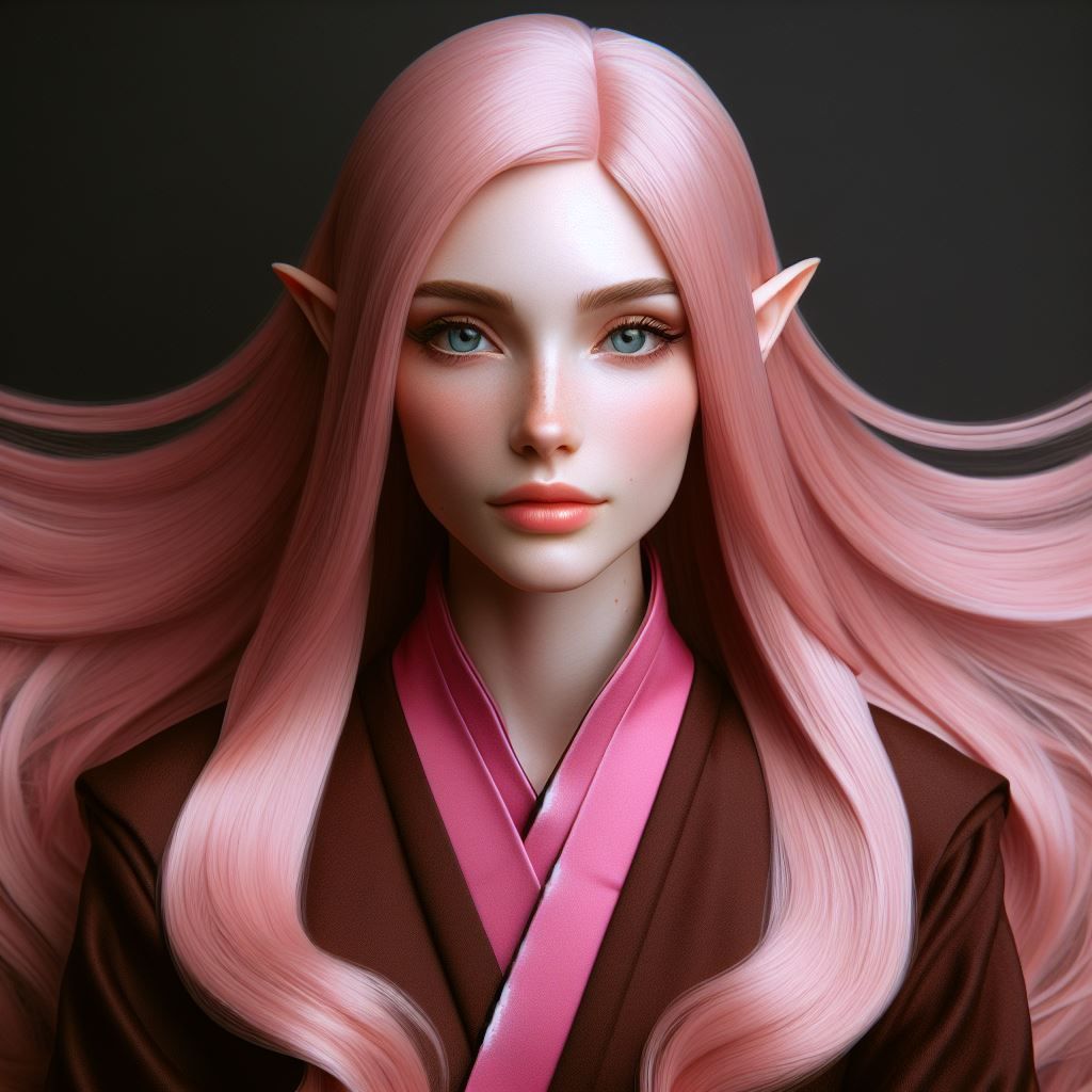 Pink Elf Up Close