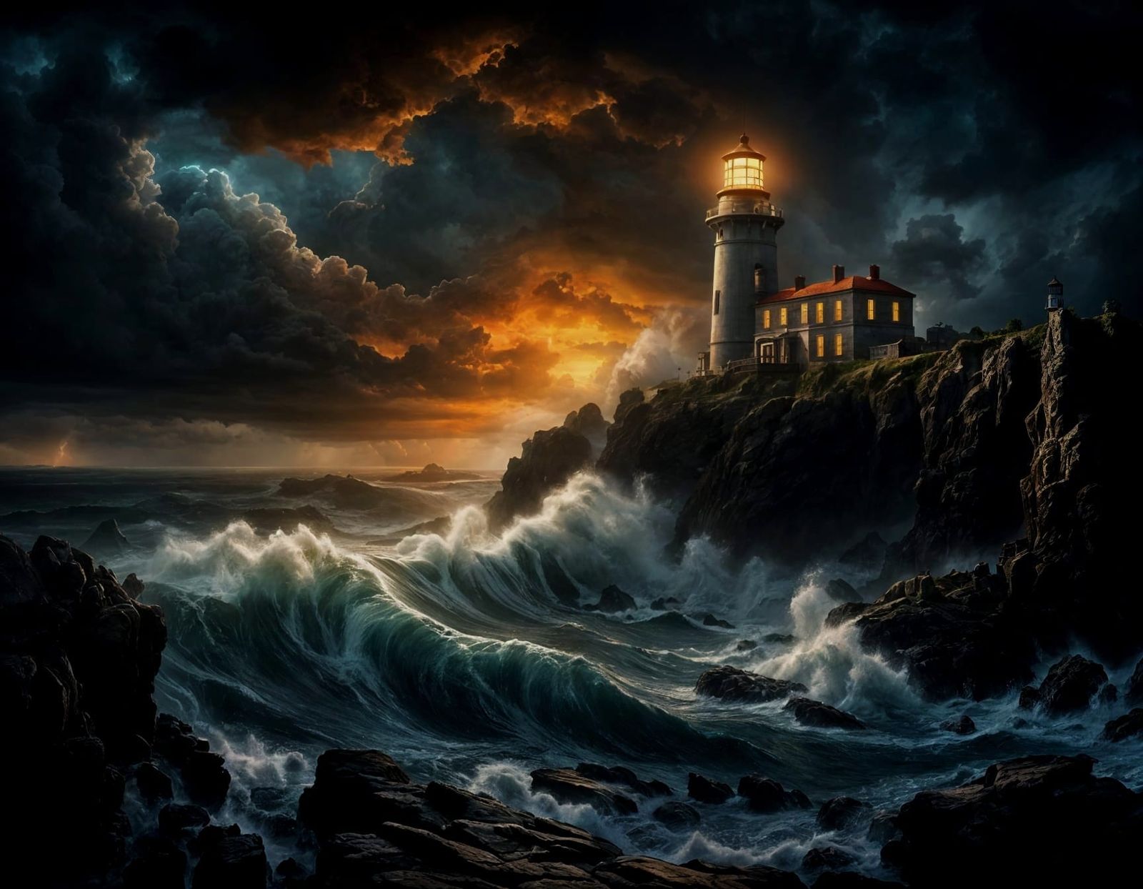 "Raging Seascape"  by @Swervin Ervin