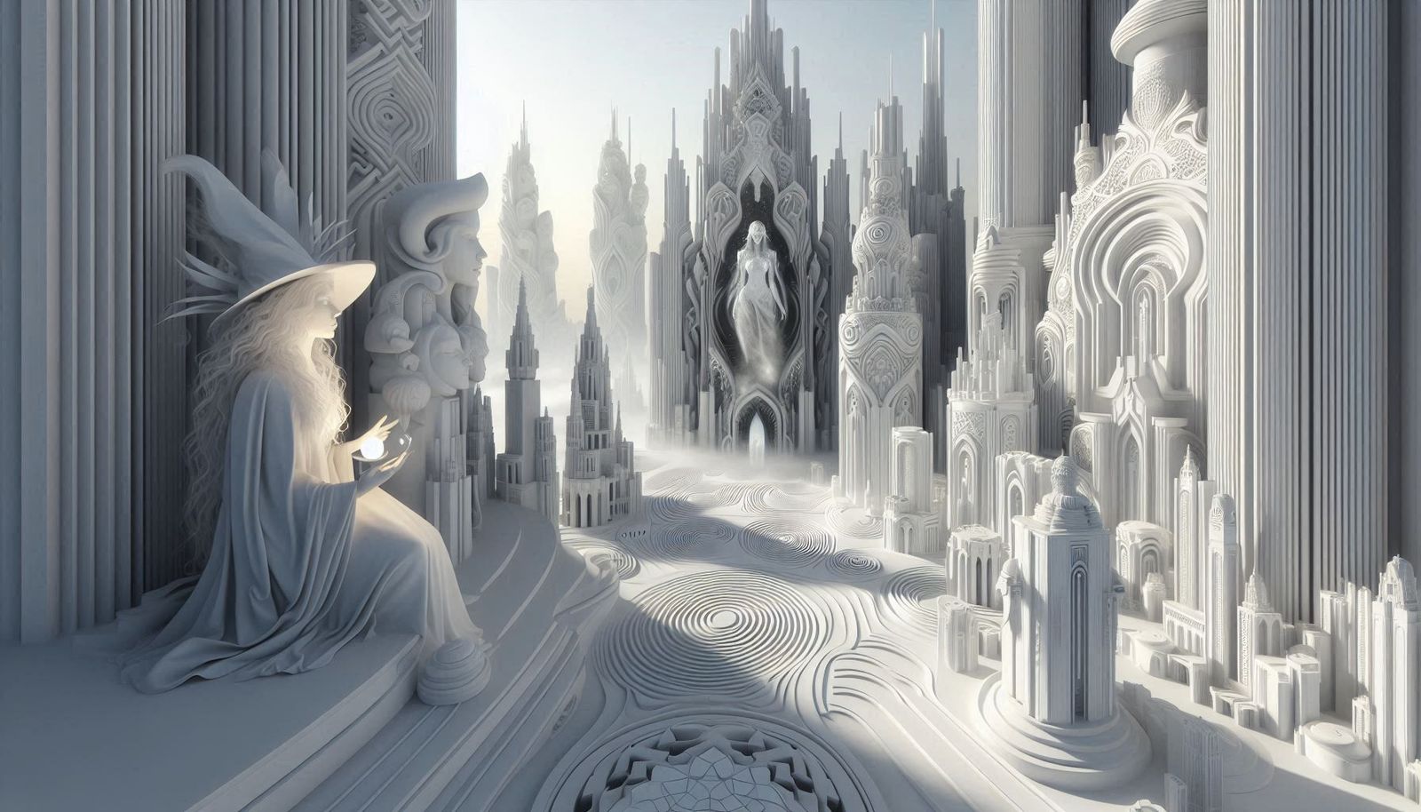 White Art Witch and Goddess