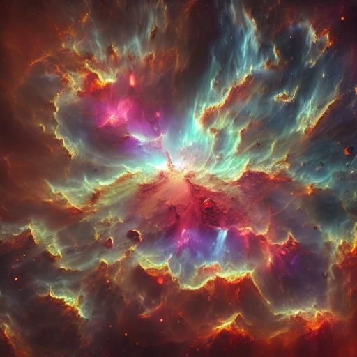 a <lora:space-starrynight SD:1.0> nebula