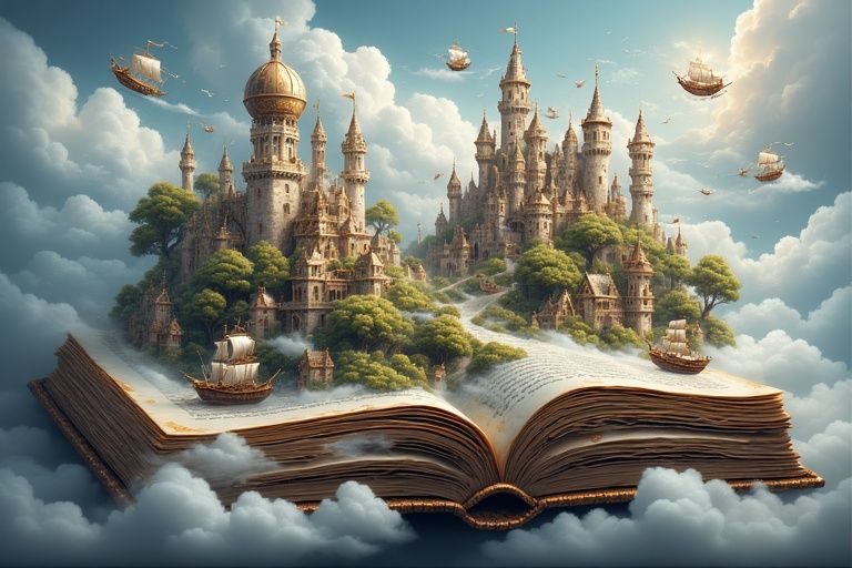 A magical world of books