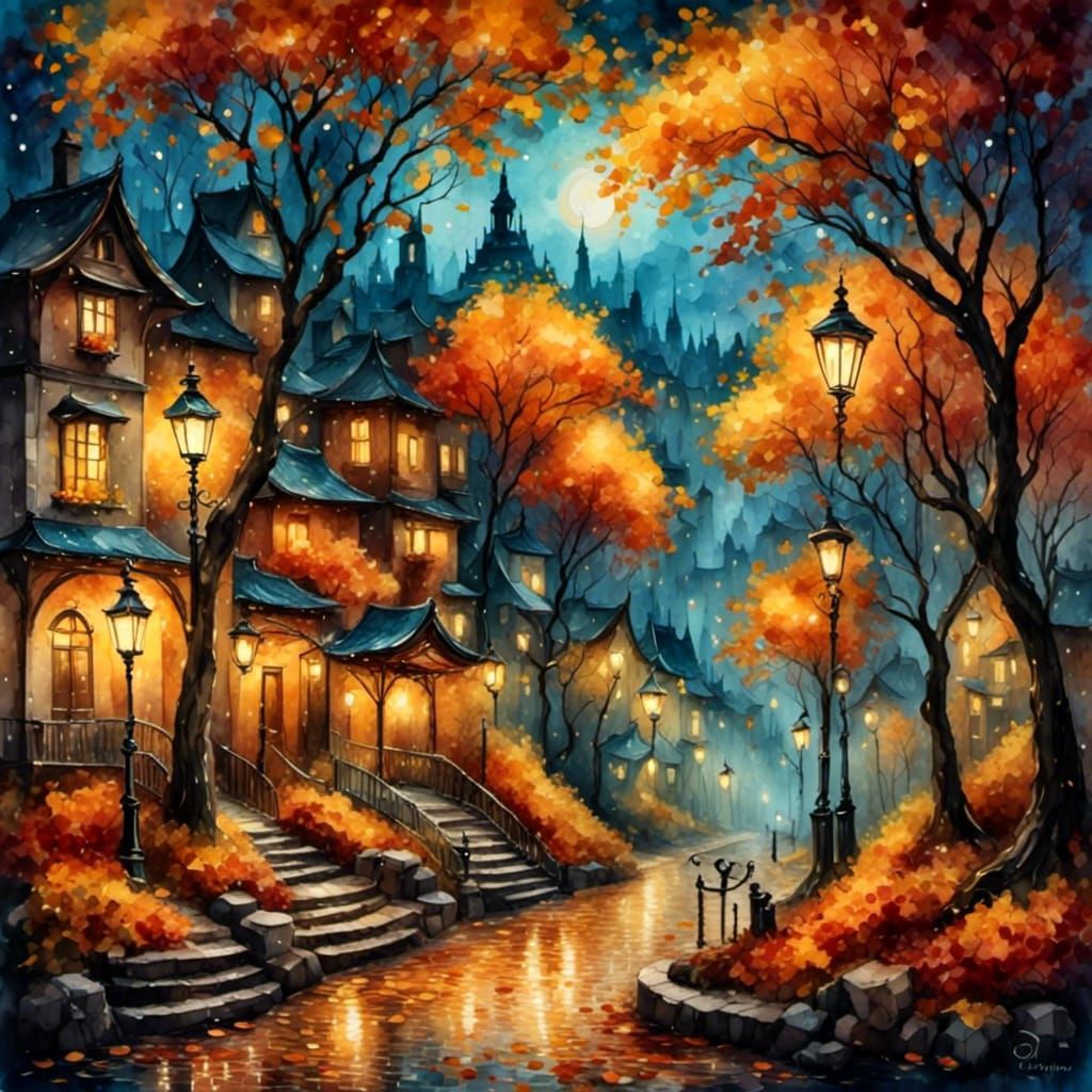 <lora:Water-Ink-color:1.0> <lora:DreamFalls:1.0> A beautiful...