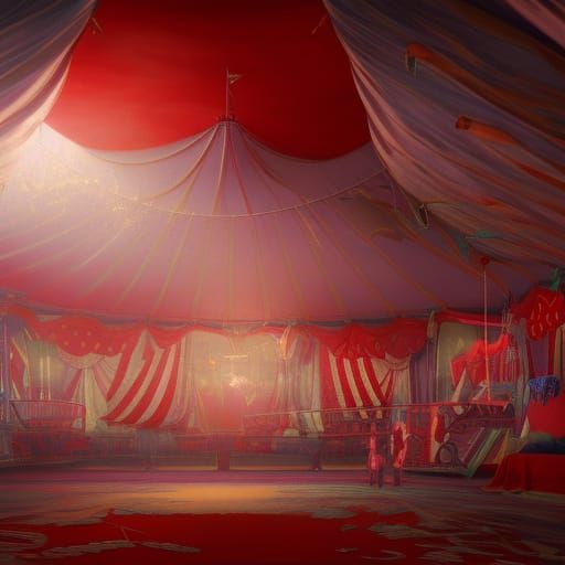 Những chiếc lều xiếc màu đỏ trắng rực rỡ sẽ đưa bạn đến với không gian không thể đẹp hơn, nơi mà những trò chơi, tiết mục biểu diễn của các nghệ sĩ xiếc chắc chắn sẽ khiến bạn kinh ngạc.