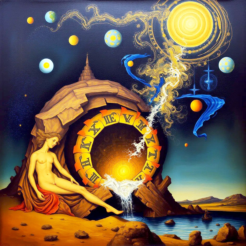 La naissance du monde par Dali