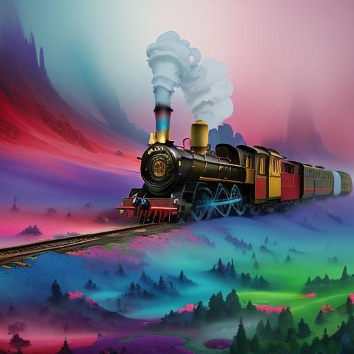 Steam engine Train
