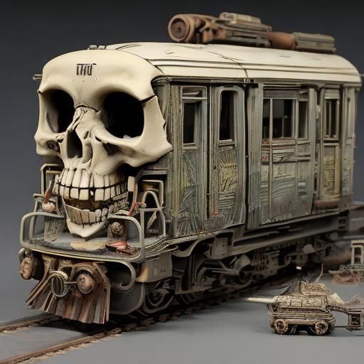  <lora:Boneyard DSv8:0.8>Ghost train