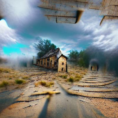Travelling through a ghost town