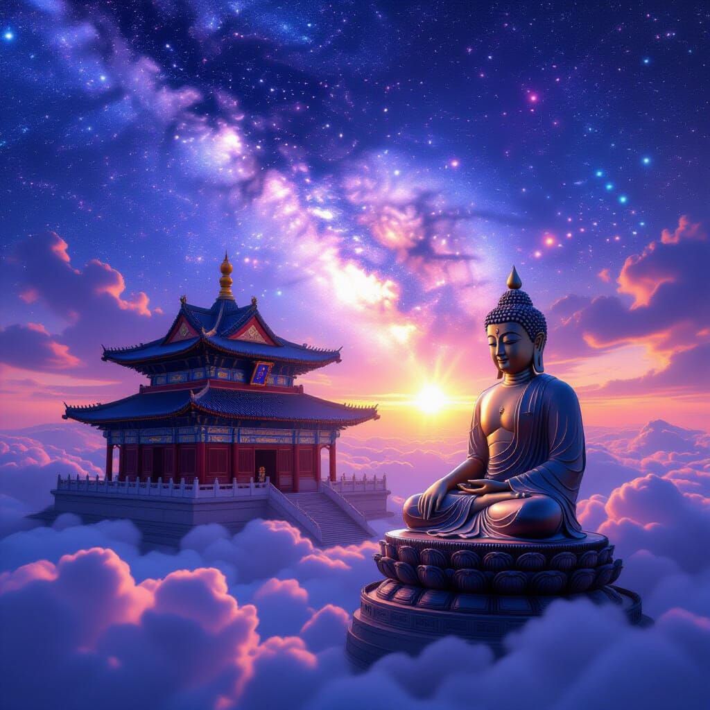 The stardust temple and great buddha. 