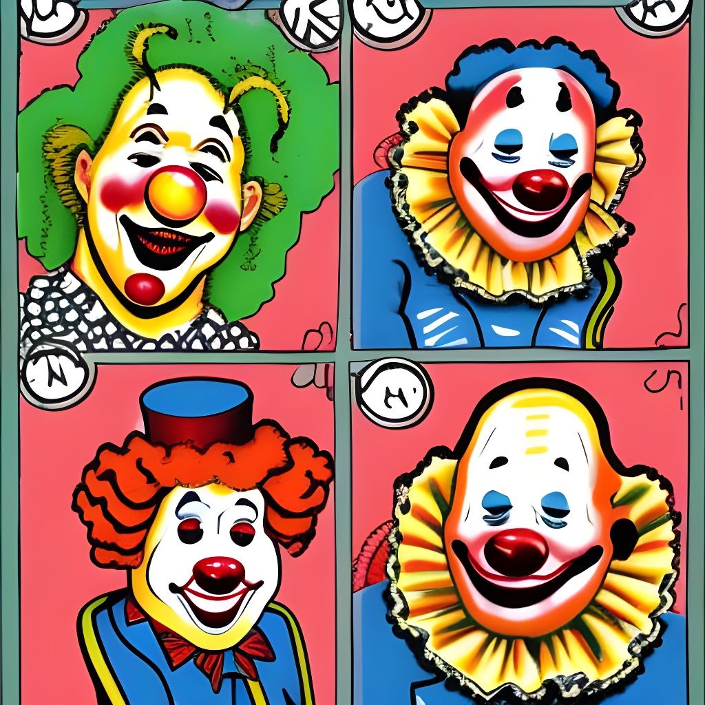 Send in the clowns - AI Generated Artwork - NightCafe Creator