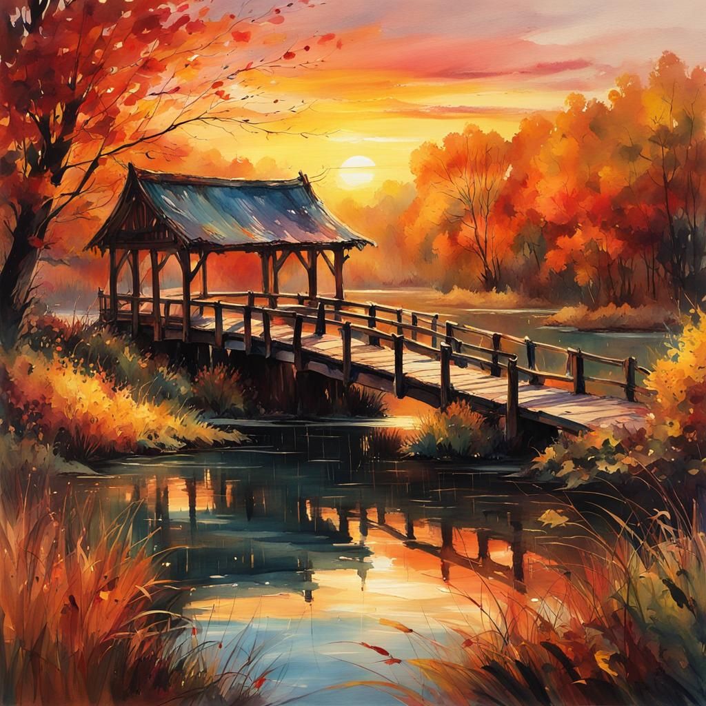 A Peaceful Autumn Scene