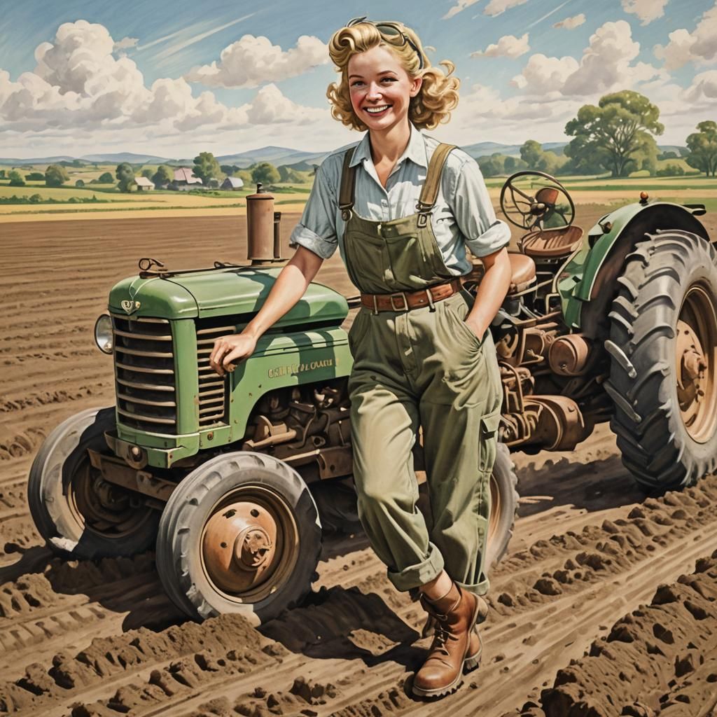 A Land Girl ~ 1940's era 💖 