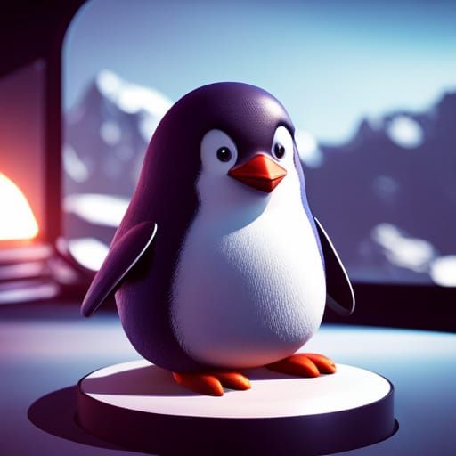 Cute penguin
