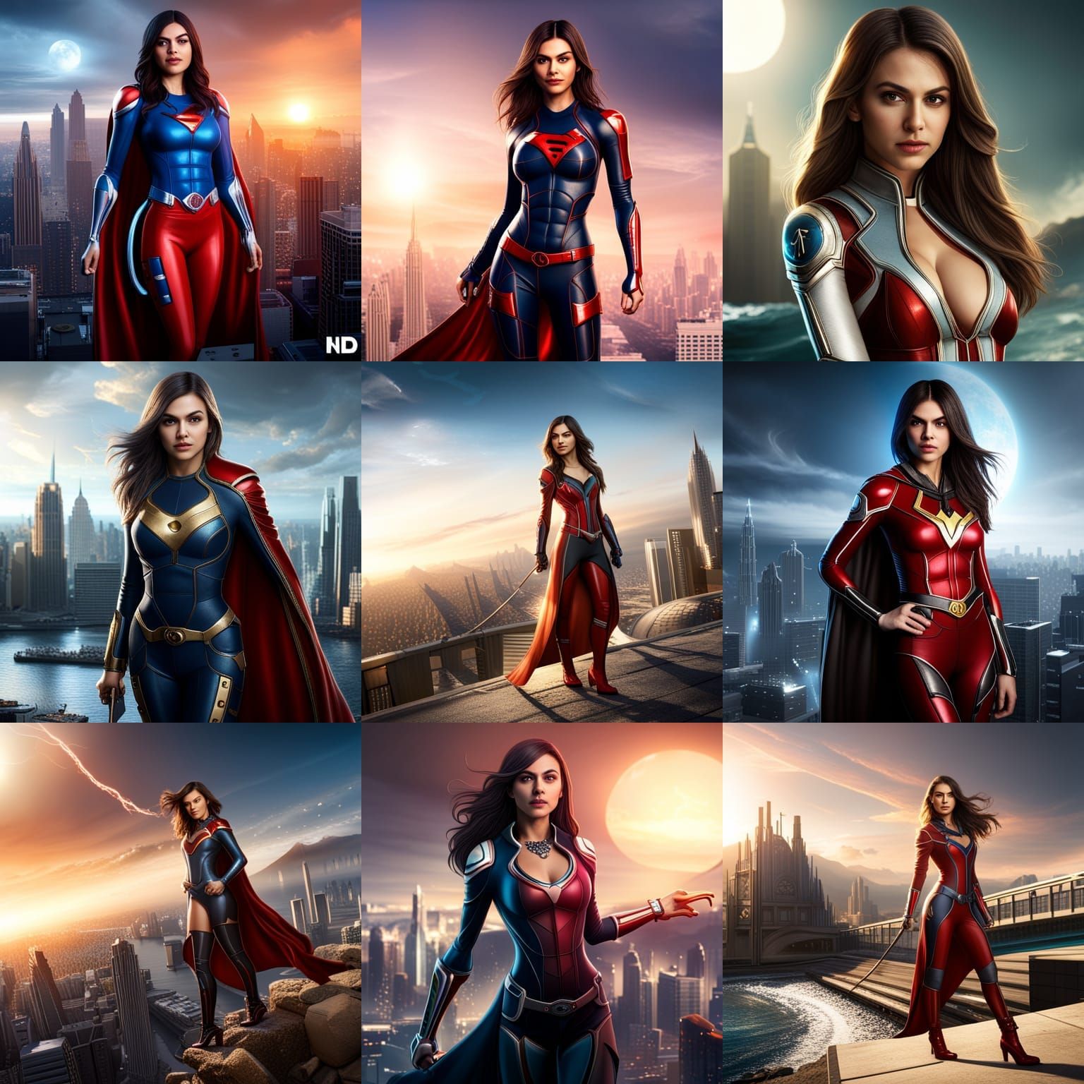 Victoria Justice as a superheroine (Pt. 2) - AI Generated Artwork ...