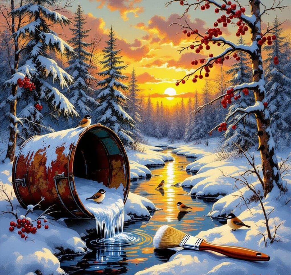 Forgotten paint  by @Neverland