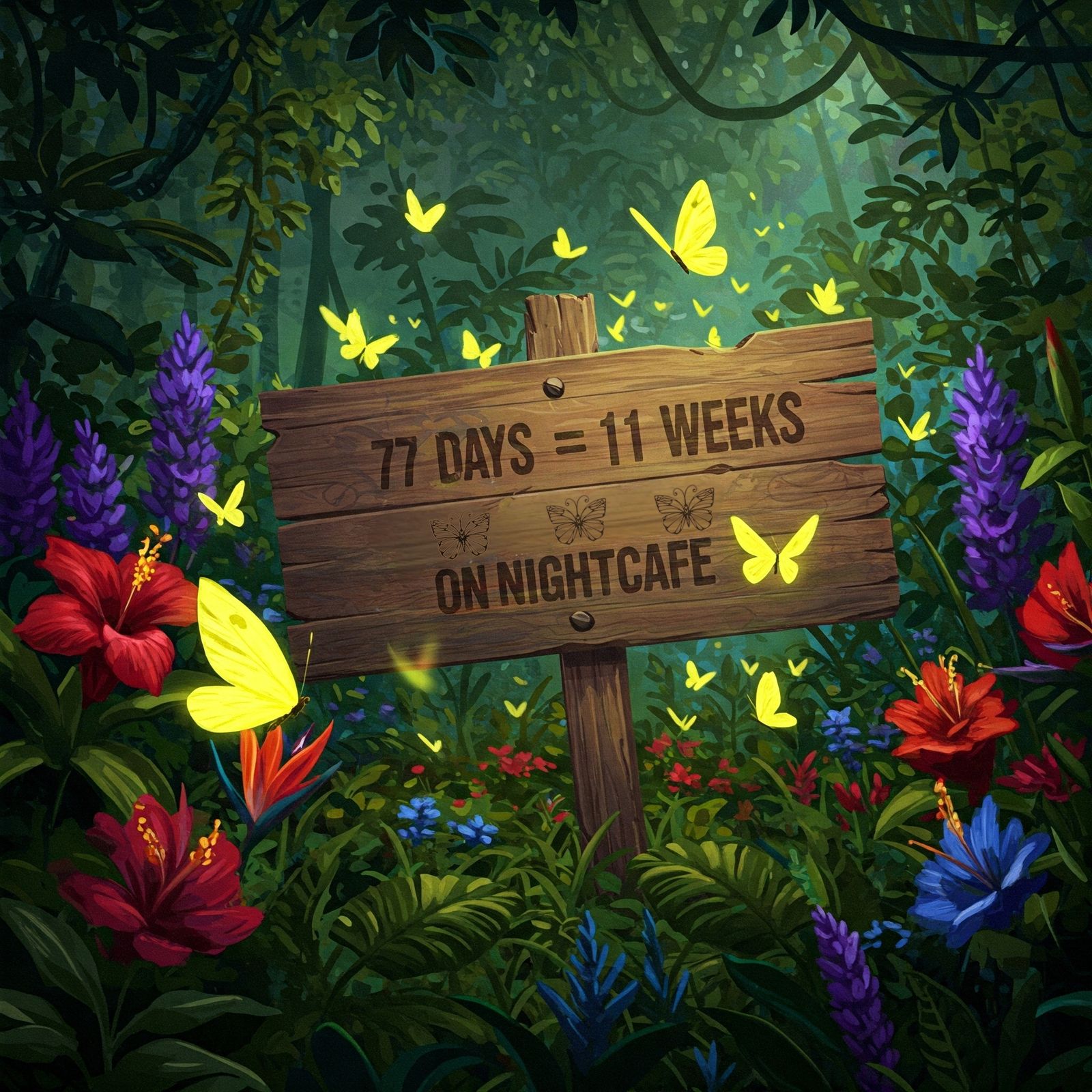 🎉 77 days - 11 weeks 🎉