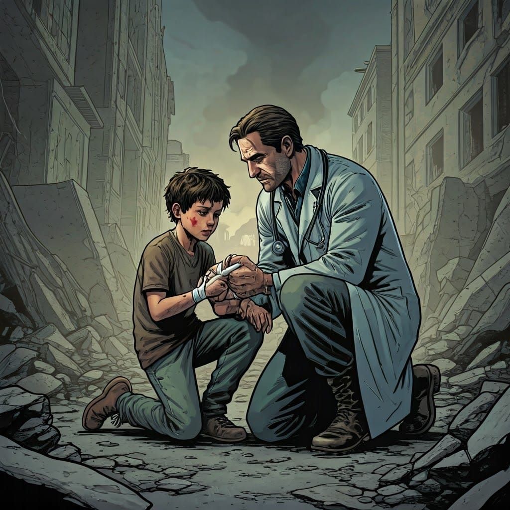 Silent hero  by @What if