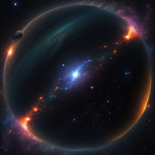 Epic Space Journey Surreal Cosmic Voyage Through Nebula