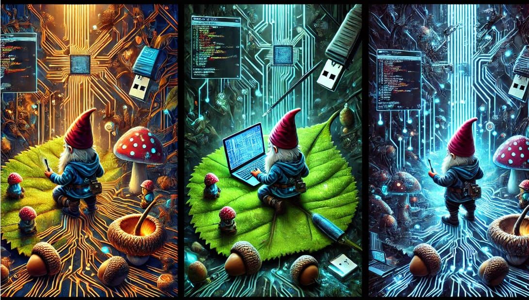 Triptych Gnome