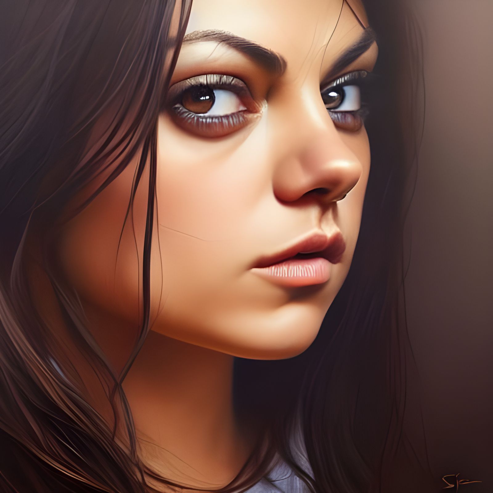 Mila Kunis - CINENJAMBRE AI Art Collection - AI Generated Artwork ...