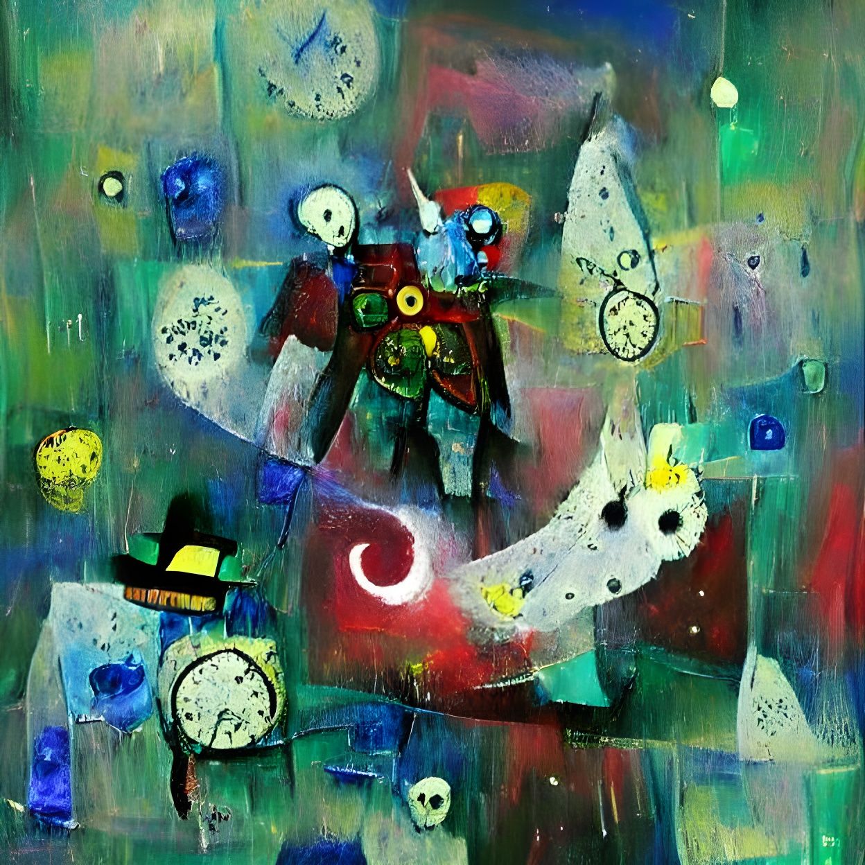 Clockwork Ghost AI Generated Artwork NightCafe Creator