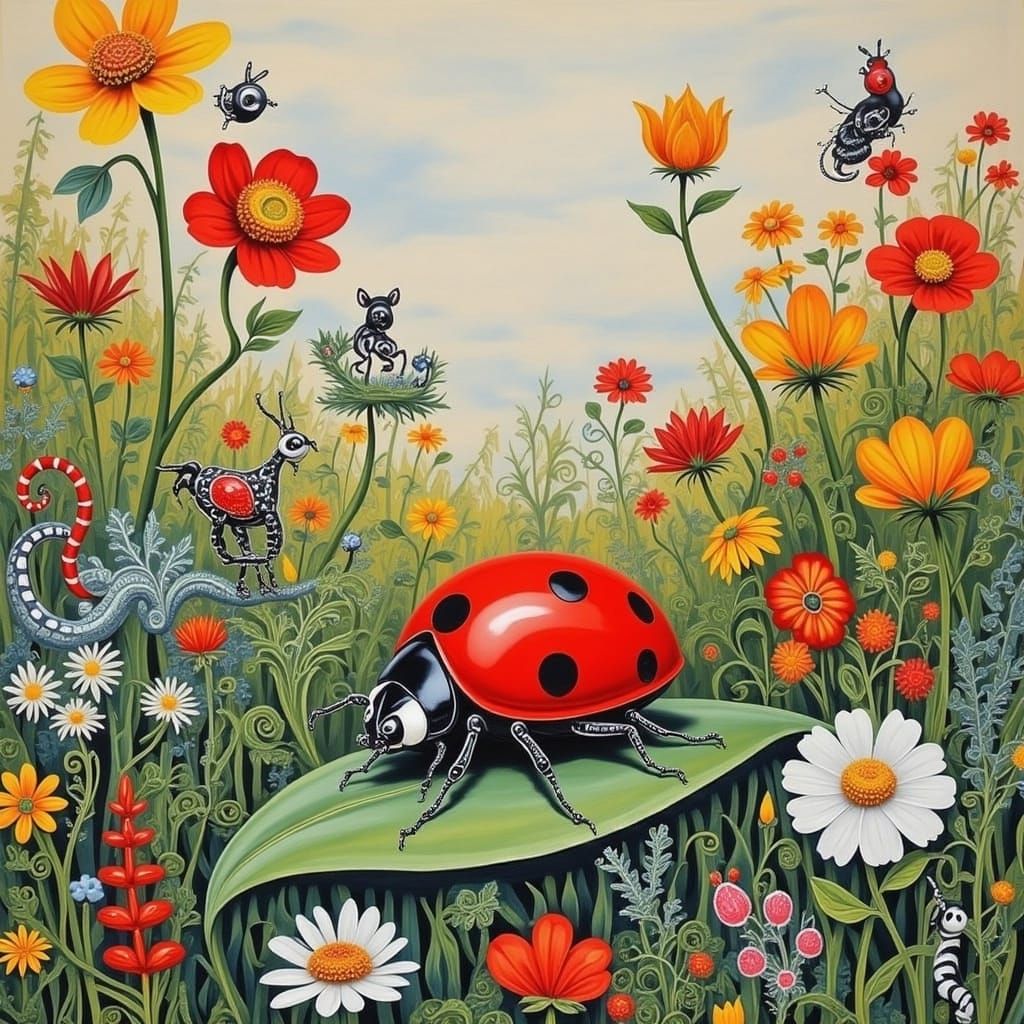 <lora:IRON MAIDEN:1.0> Ladybug