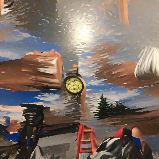 When does time stop detailed painting