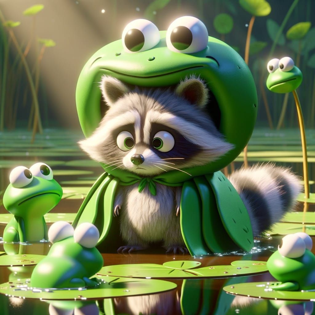 The Pond Pretender  by @Aliceinbp