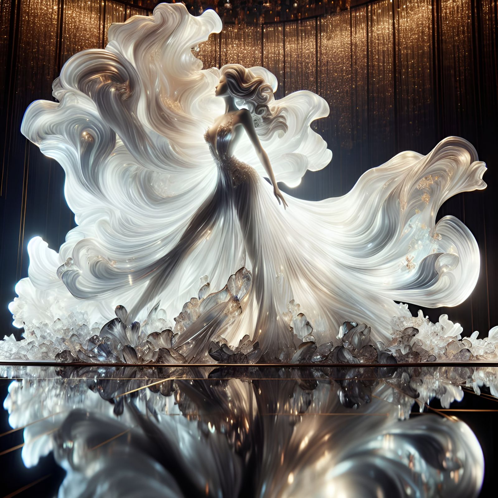 Crystal Statue  by @BM