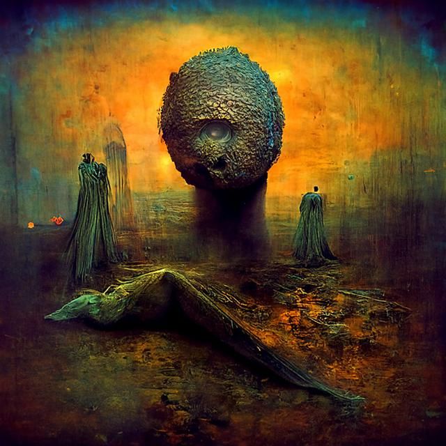 Pain and despair Zdzisław Beksiński Amanda Sage astral glitchcore ...