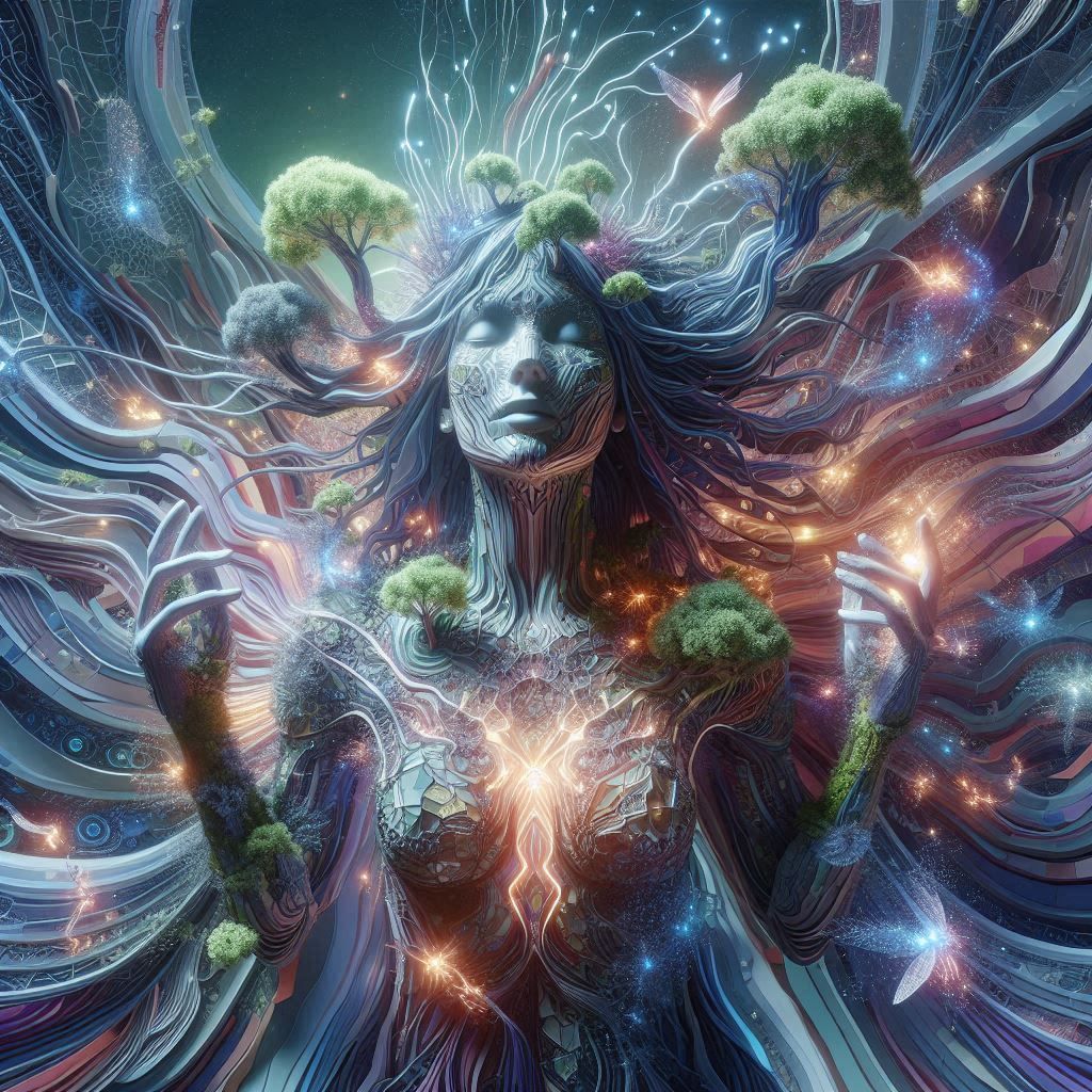 woman is a landscape