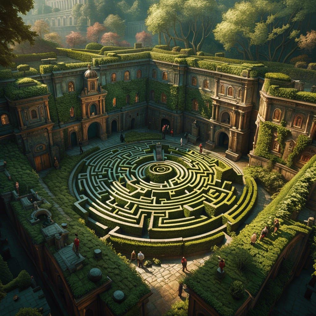 Castle maze   by @bamaresova