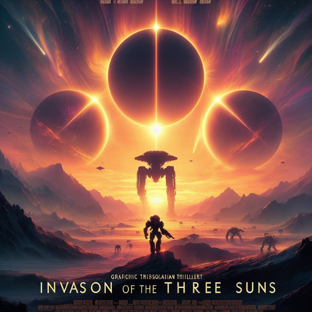 movie one-sheet poster for "The Three-Body Problem" science ...