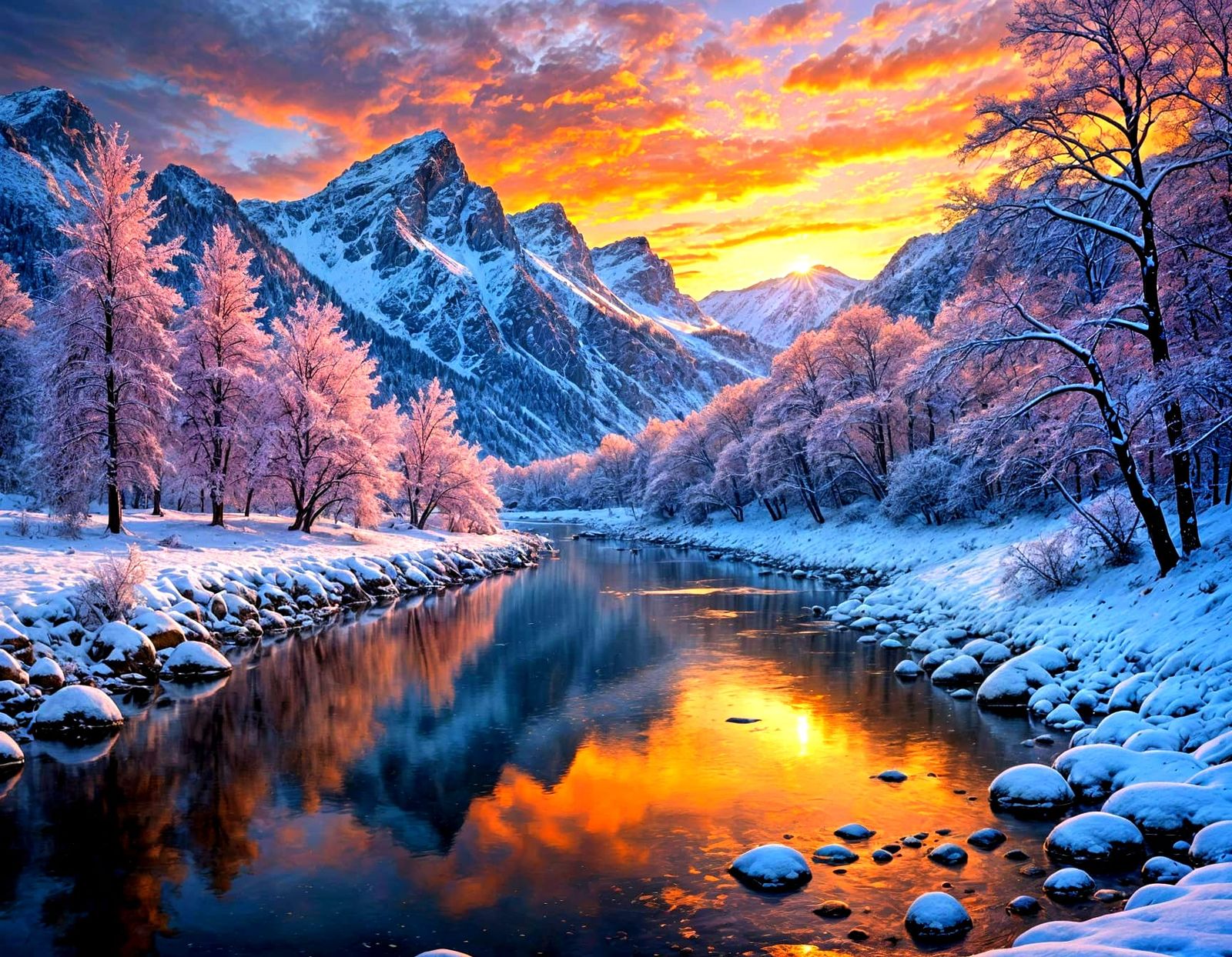 Winter in mountains  by @photon