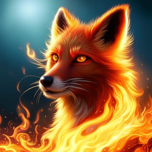 Furry on Fire - AI Generated Artwork - NightCafe Creator