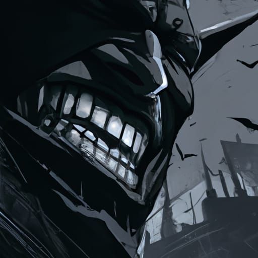 Batman Who laughs from Dark mutiverse made by American Illus...