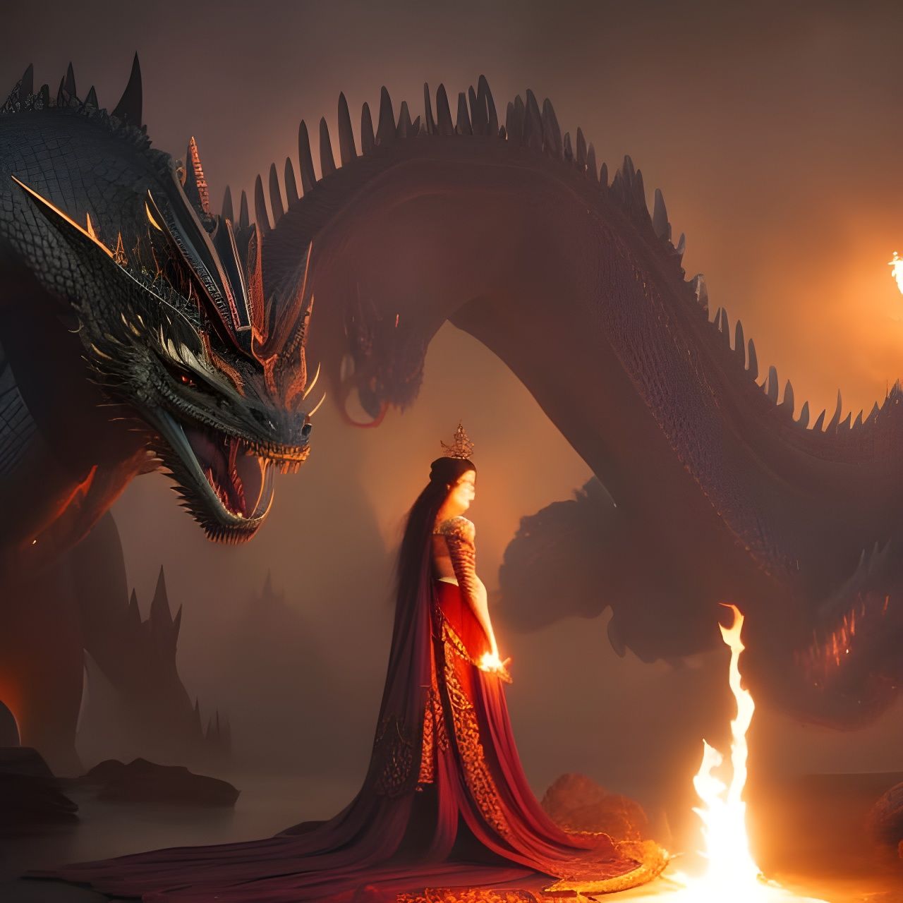 Dragon Princess  by @Mike Ritchie