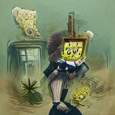 victorian spongebob