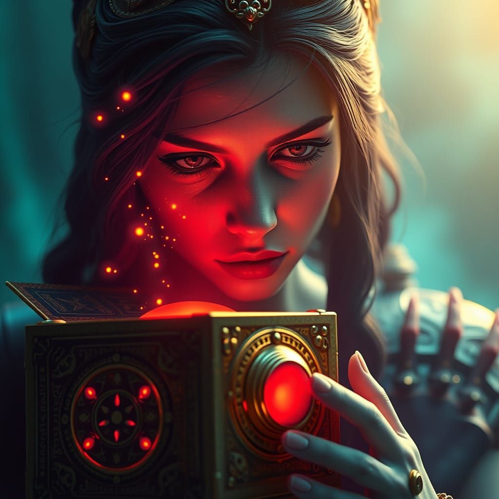 Don't Press The Button  by @Amethystmoonsong