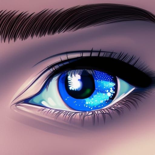 that sparkle in her eye... AI Generated Artwork NightCafe Creator