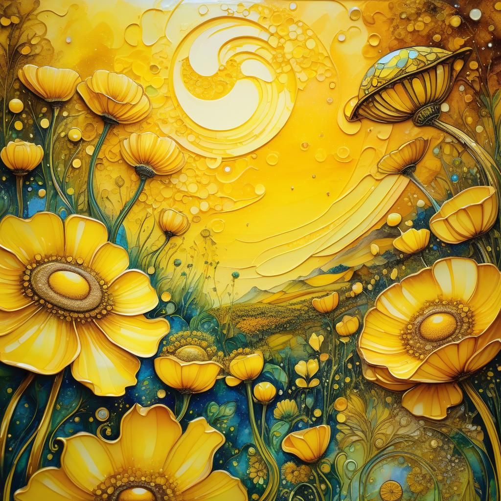 Fields of Yellow  by @Artez