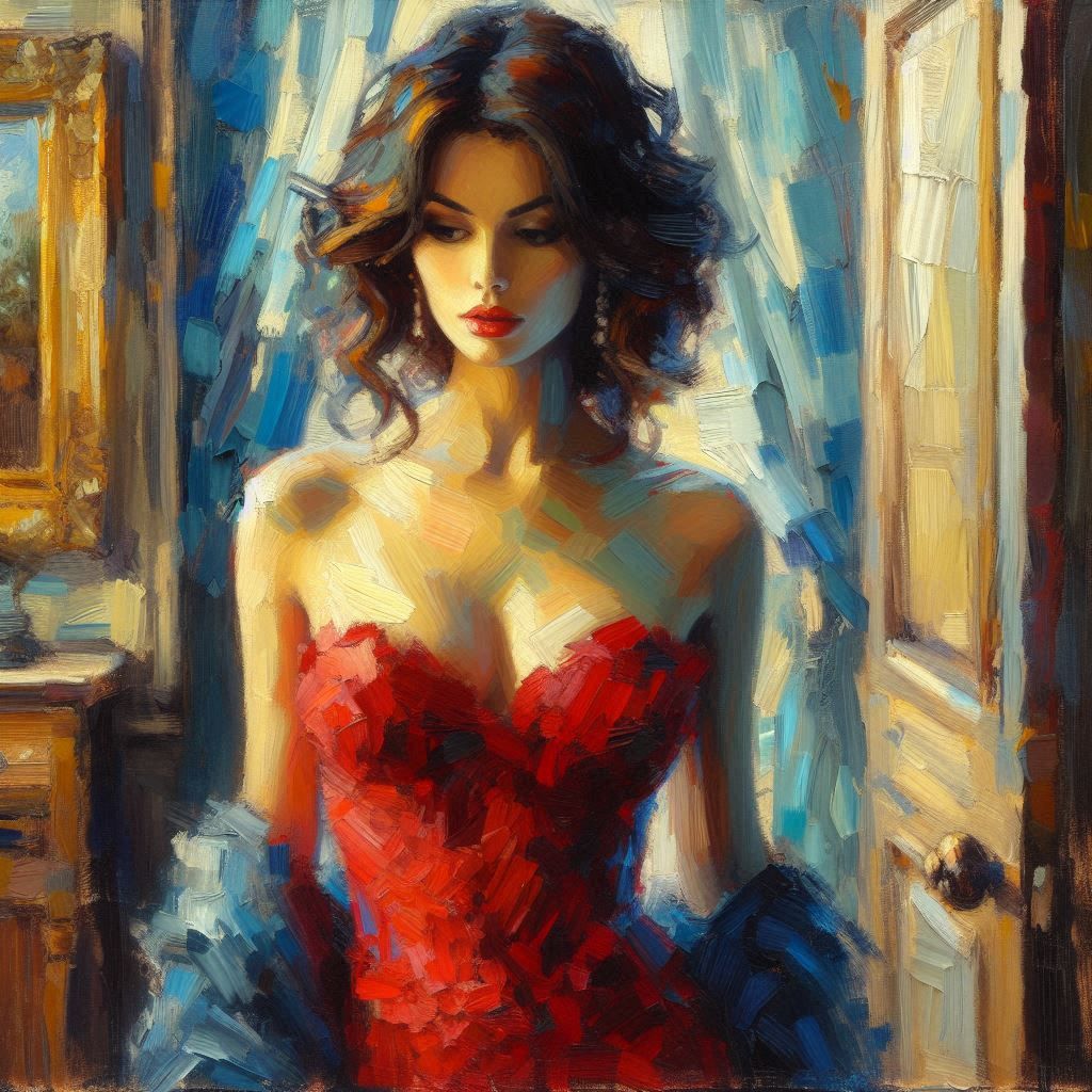 "Beauty" in the style of Robert McGuire