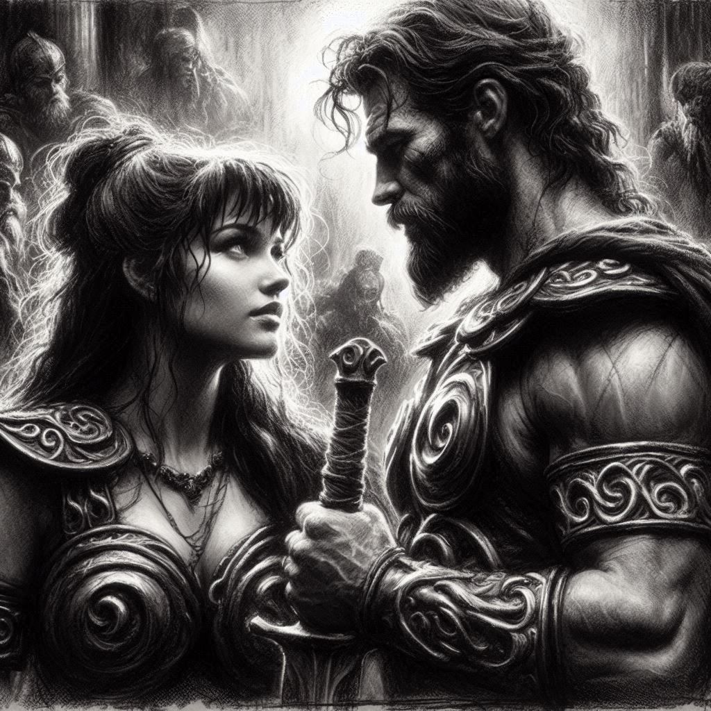 My Charcoal Series Xena