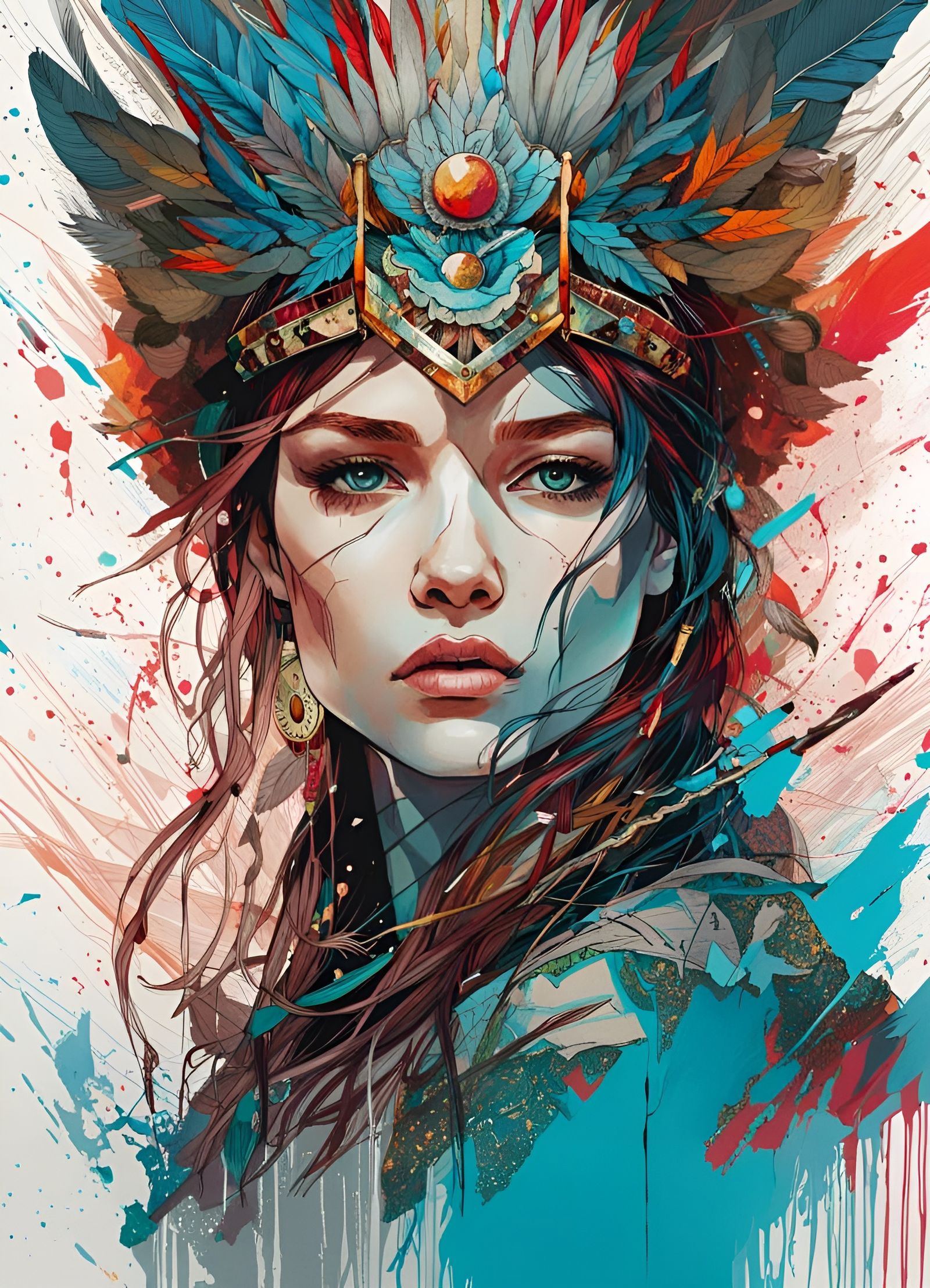 Warrior Princess - AI Generated Artwork - NightCafe Creator