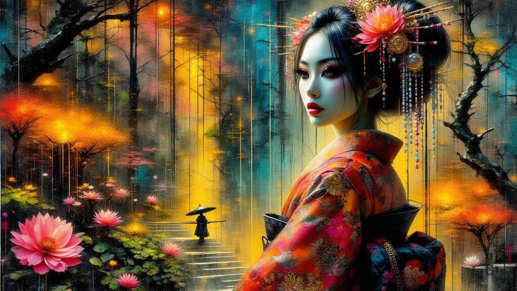 MEMORIES OF A GEISHA  by @Asian Badass 