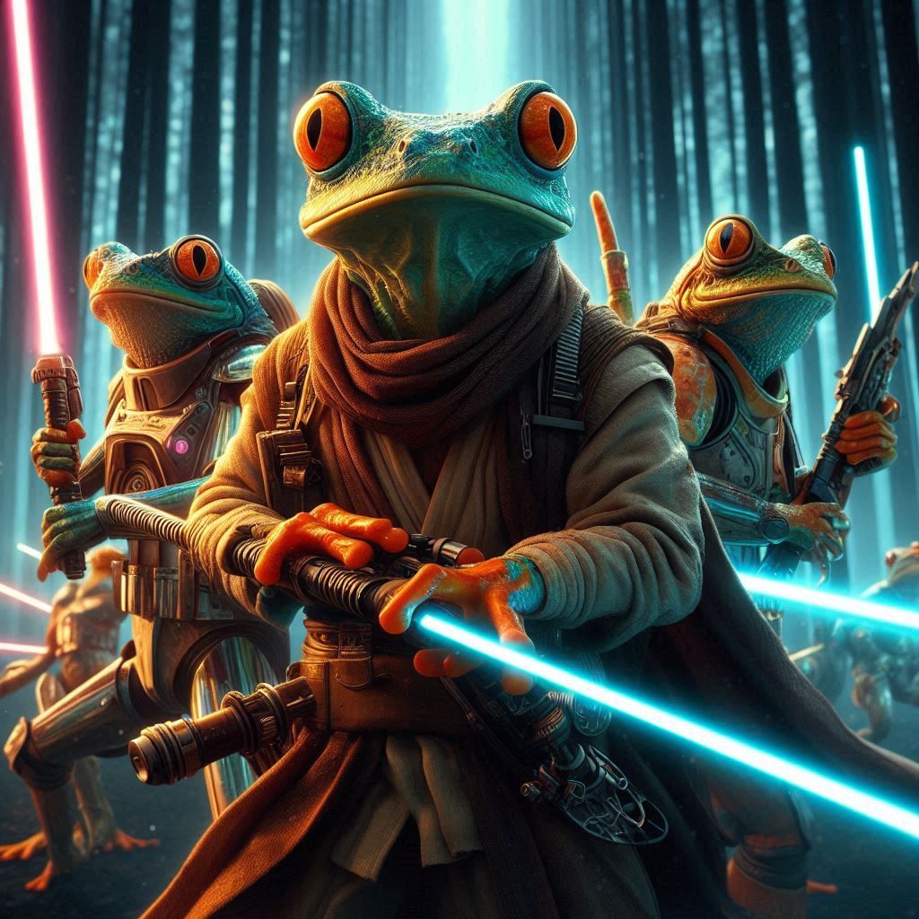 Star Wars. New generation. Make frog be with you.