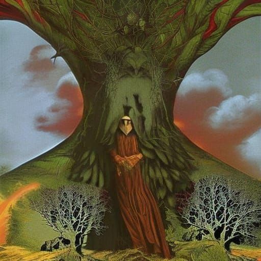 the monk has finally emerged__