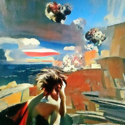 no thoughts head empty beautiful sky exploding head edward h...