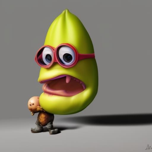 Banana face, #5